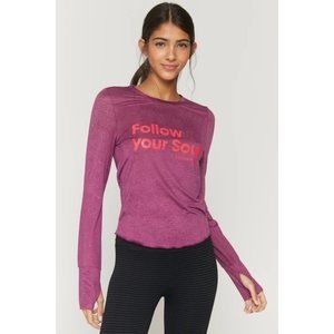 NWT Spiritual Gangster Follow Active Long Sleeve